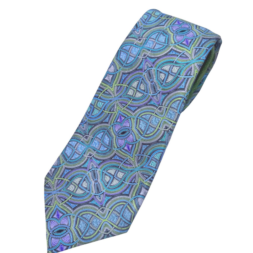 Ermenegildo Zegna Men's Quindici 100% Silk Tie Italy...EUC